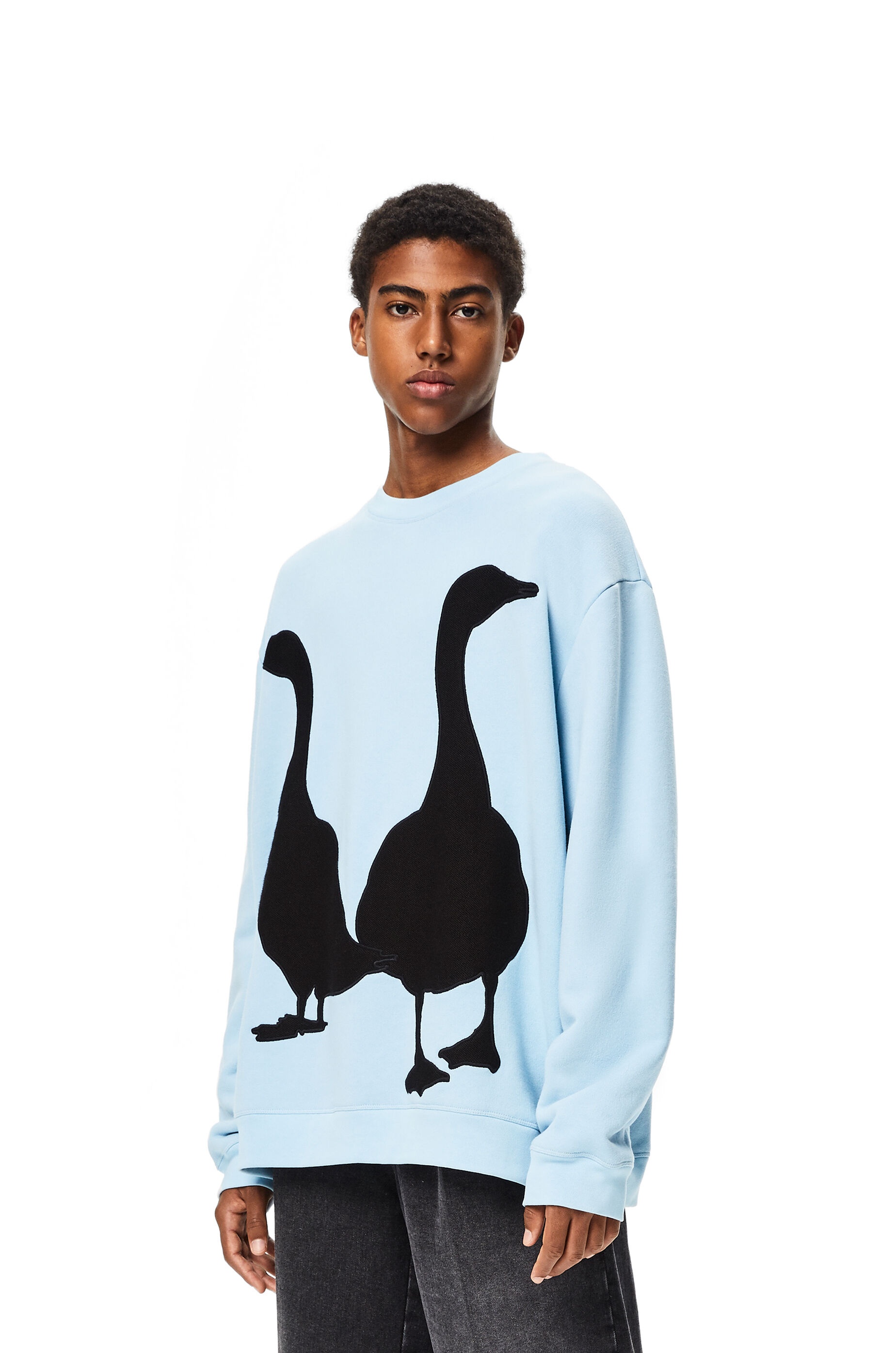 Goose sweatshirt in cotton - 3