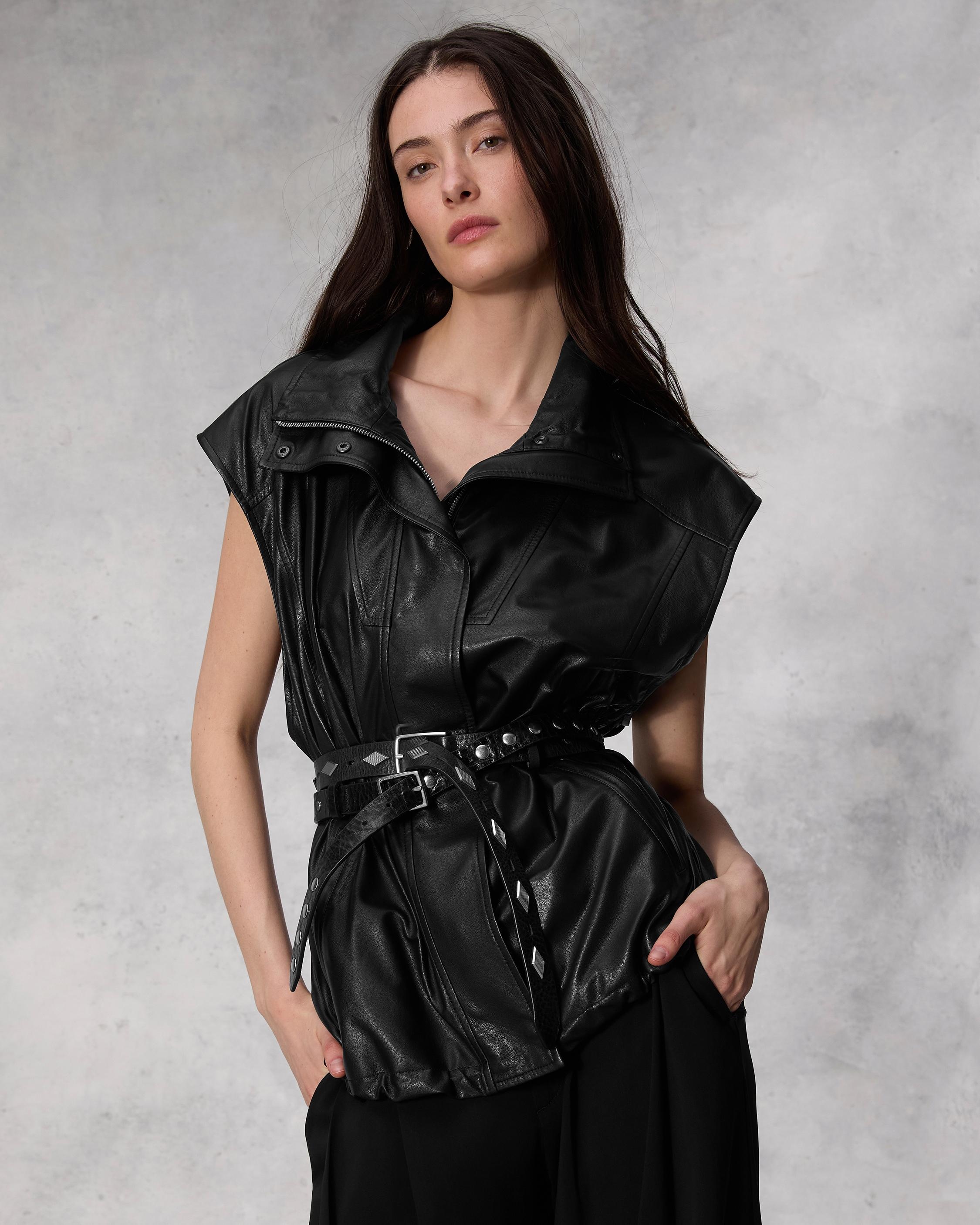 Monica Leather Vest
Relaxed Fit - 7
