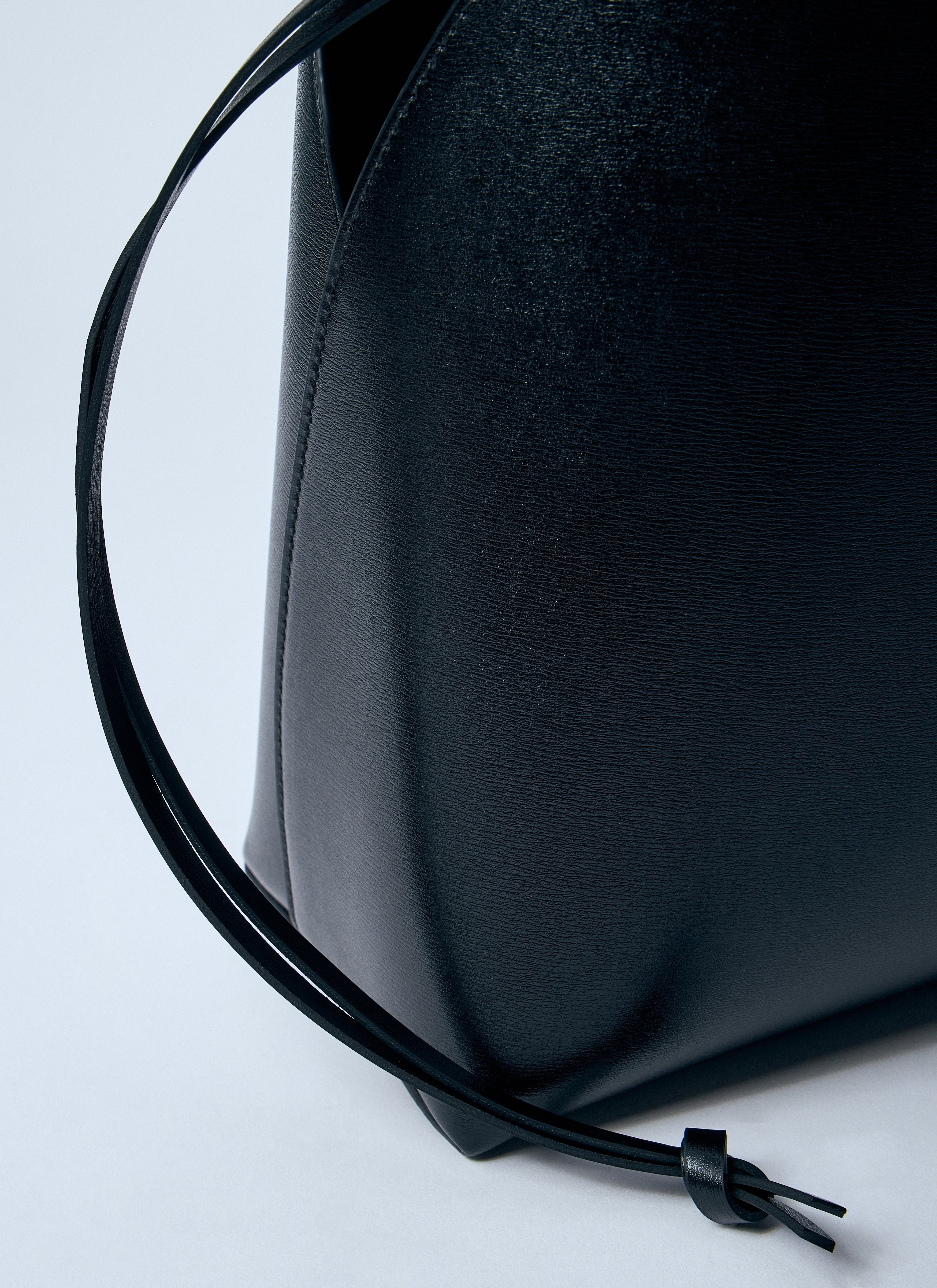 Jil Sander Women Leather Curve Shoulder Bag - 4