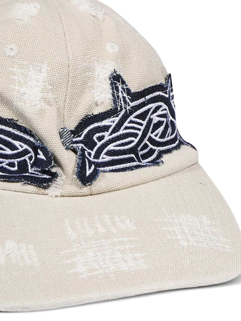 distressed-effect baseball cap 3
