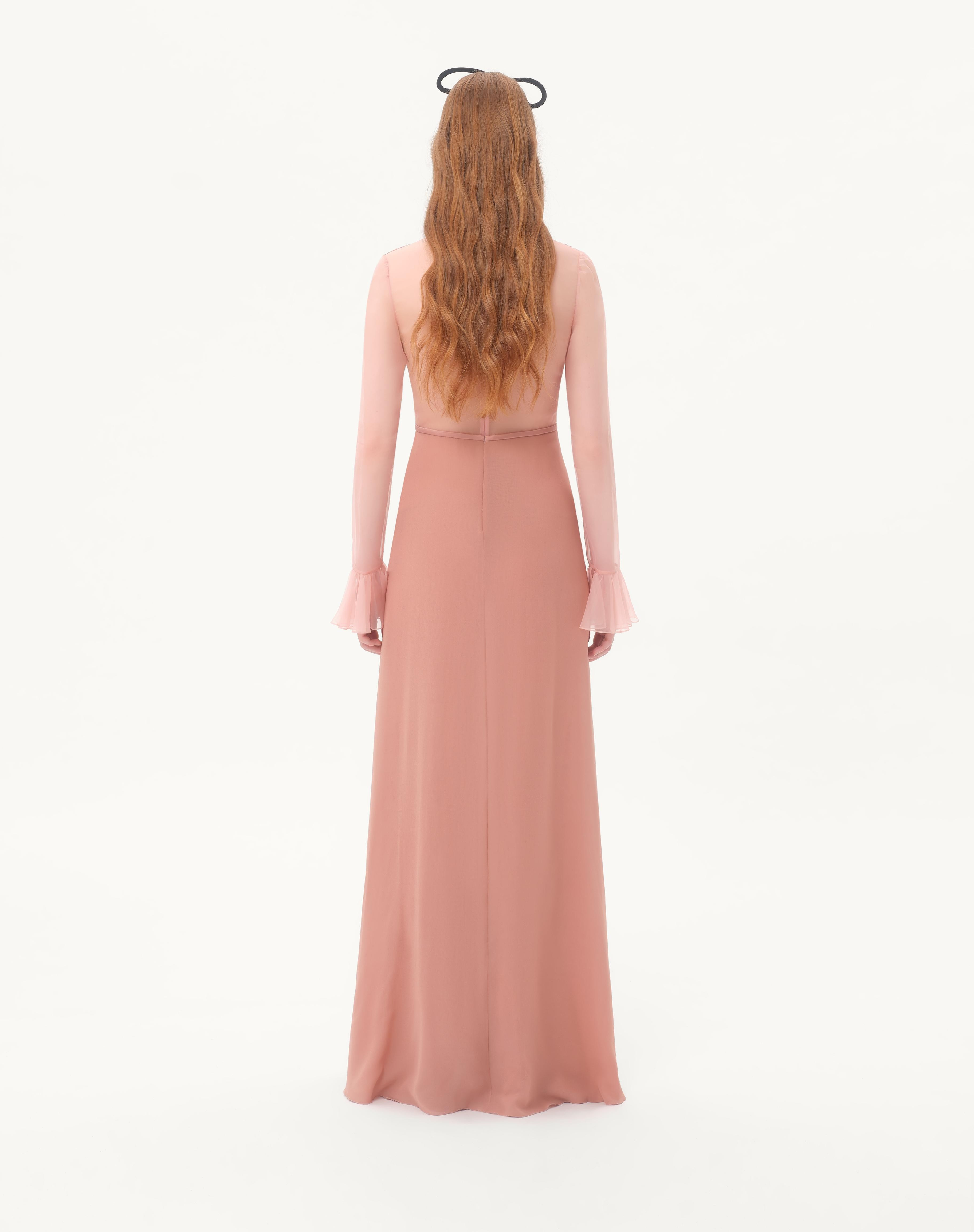 LIGHT GEORGETTE LONG DRESS - 7
