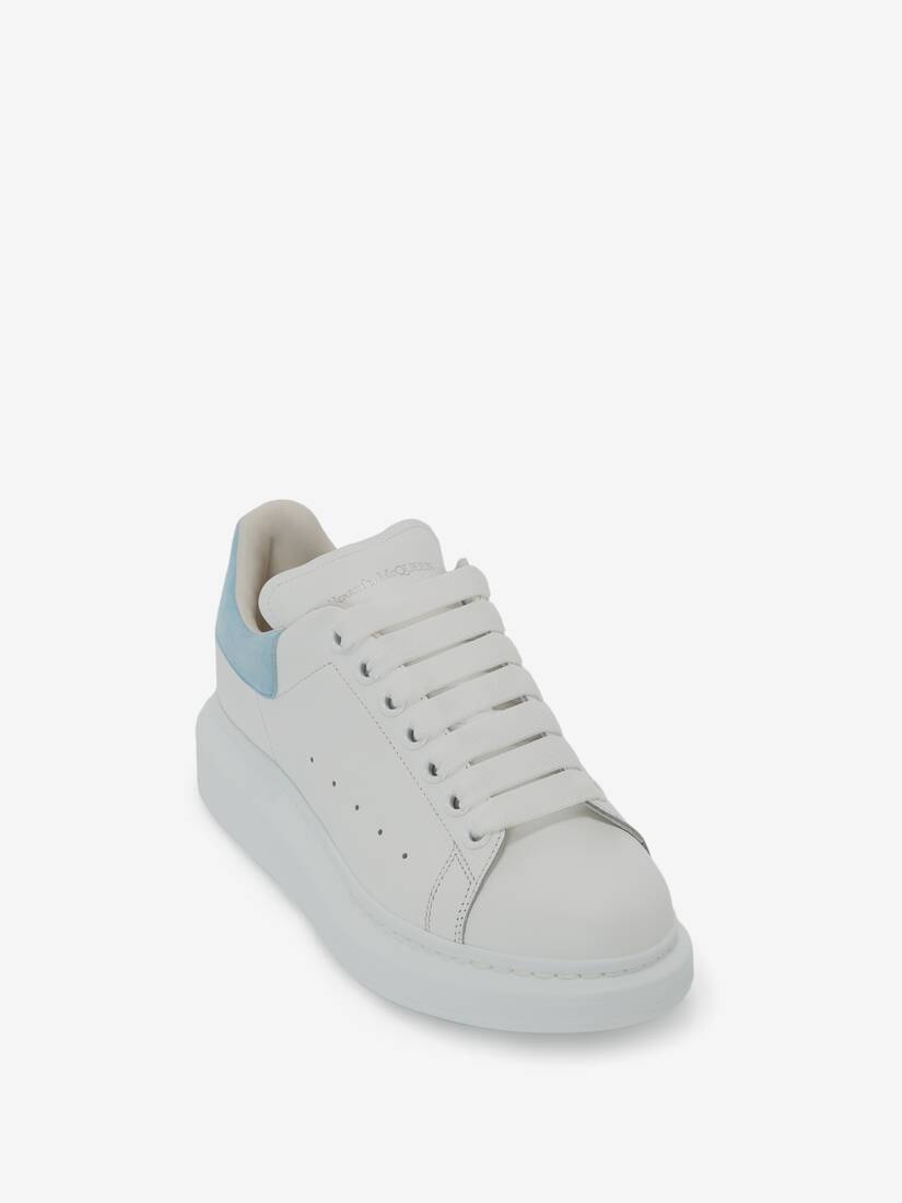 Women's Oversized Sneaker in White/powder Blue - 2