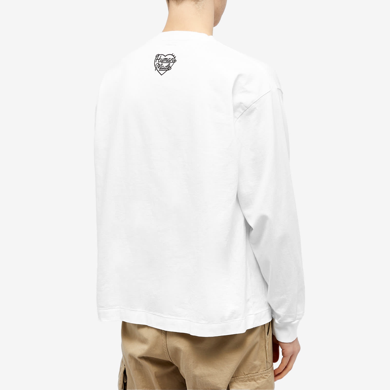 Human Made Long Sleeve Large Heart T-Shirt - 3