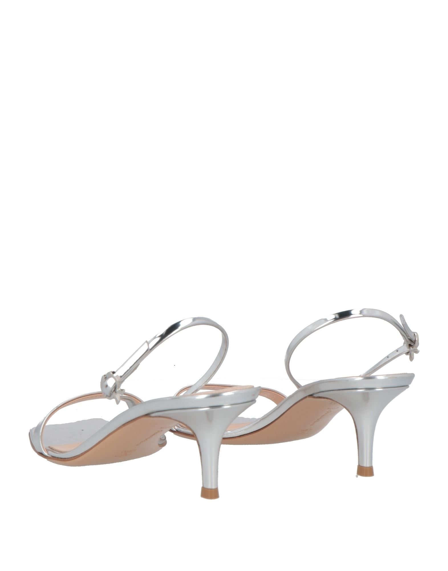 Silver Women's Sandals - 3