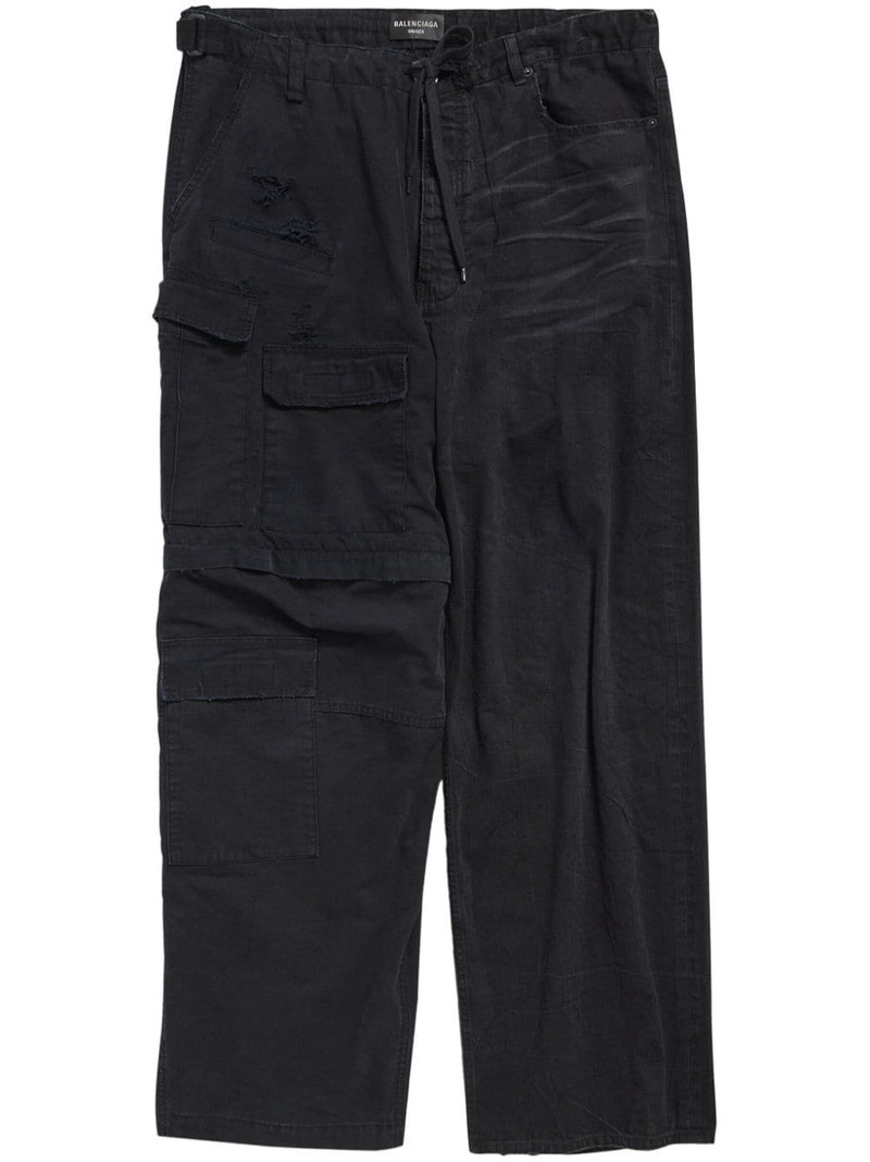 Black의 Hybrid Baggy 바지 - 1