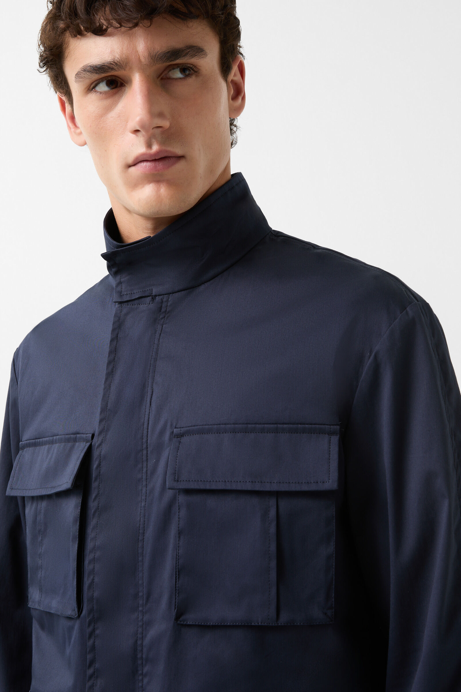 Fieldjacket Errol in Navy blue - 5