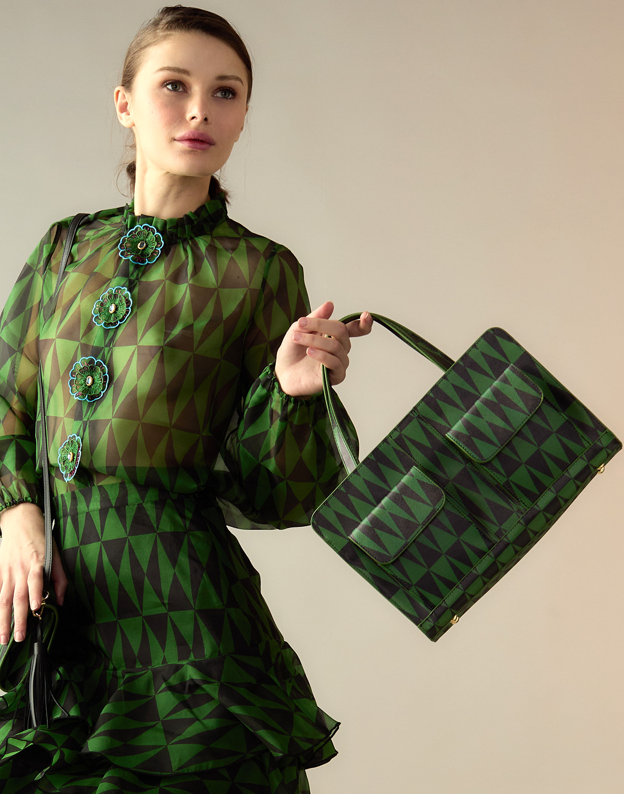 Evergreen Leather Handbag - 2