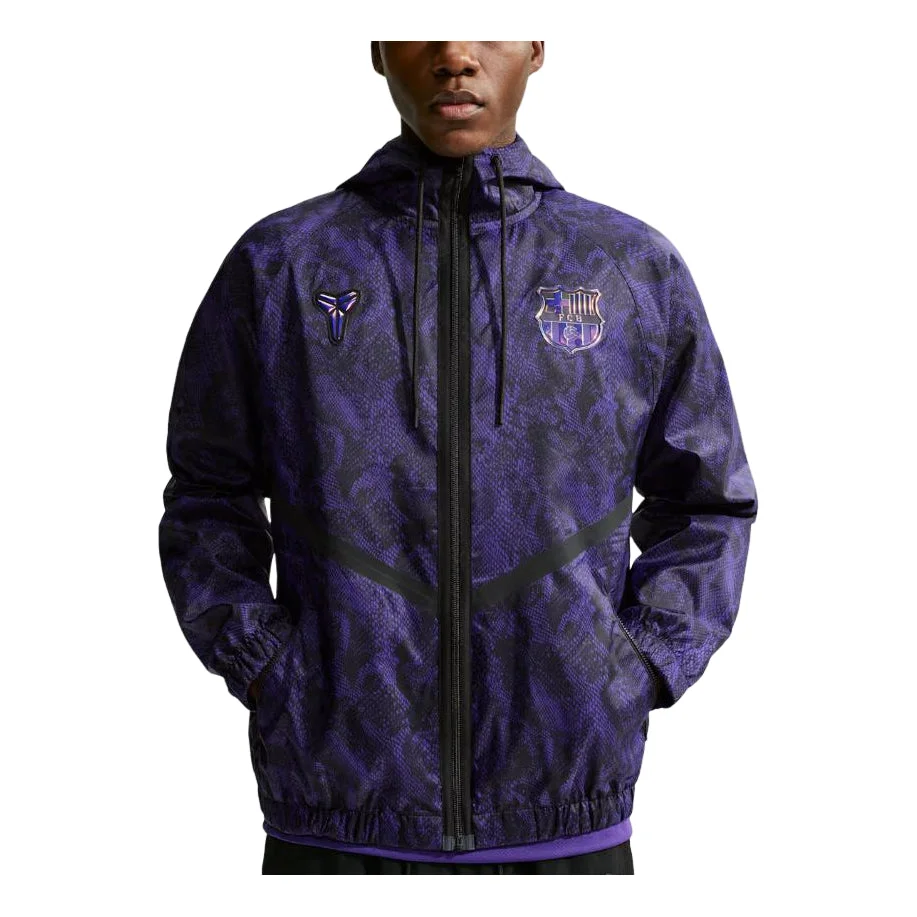 Nike x FC Barcelona Away Dri-Fit Anthem Jacket 'Field Purple' IO4205-504 - 1