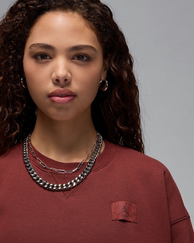 Jordan Flight Fleece Women's Crew-Neck Sweatshirt 3