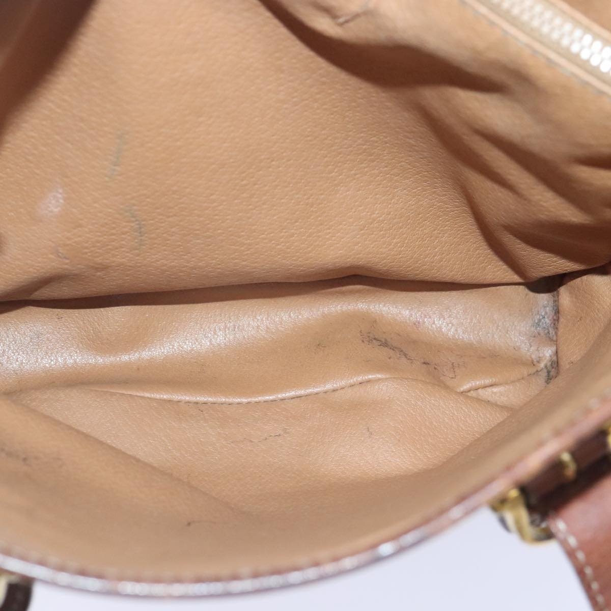 CELINE Macadam Canvas Tote Bag Pvc Leather Beige - 11