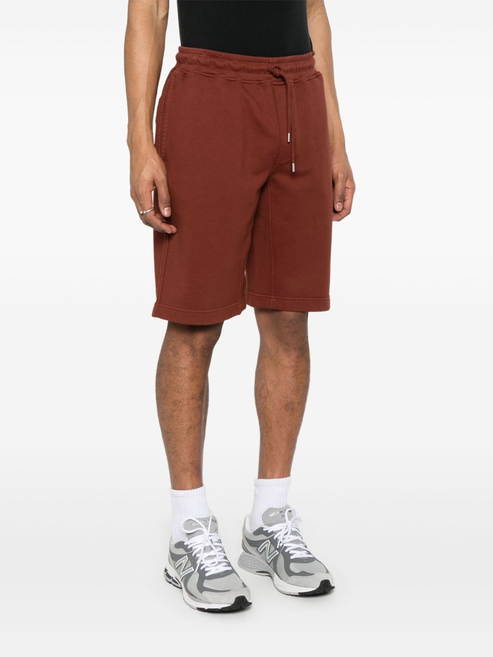 logo-embroidered shorts - 3