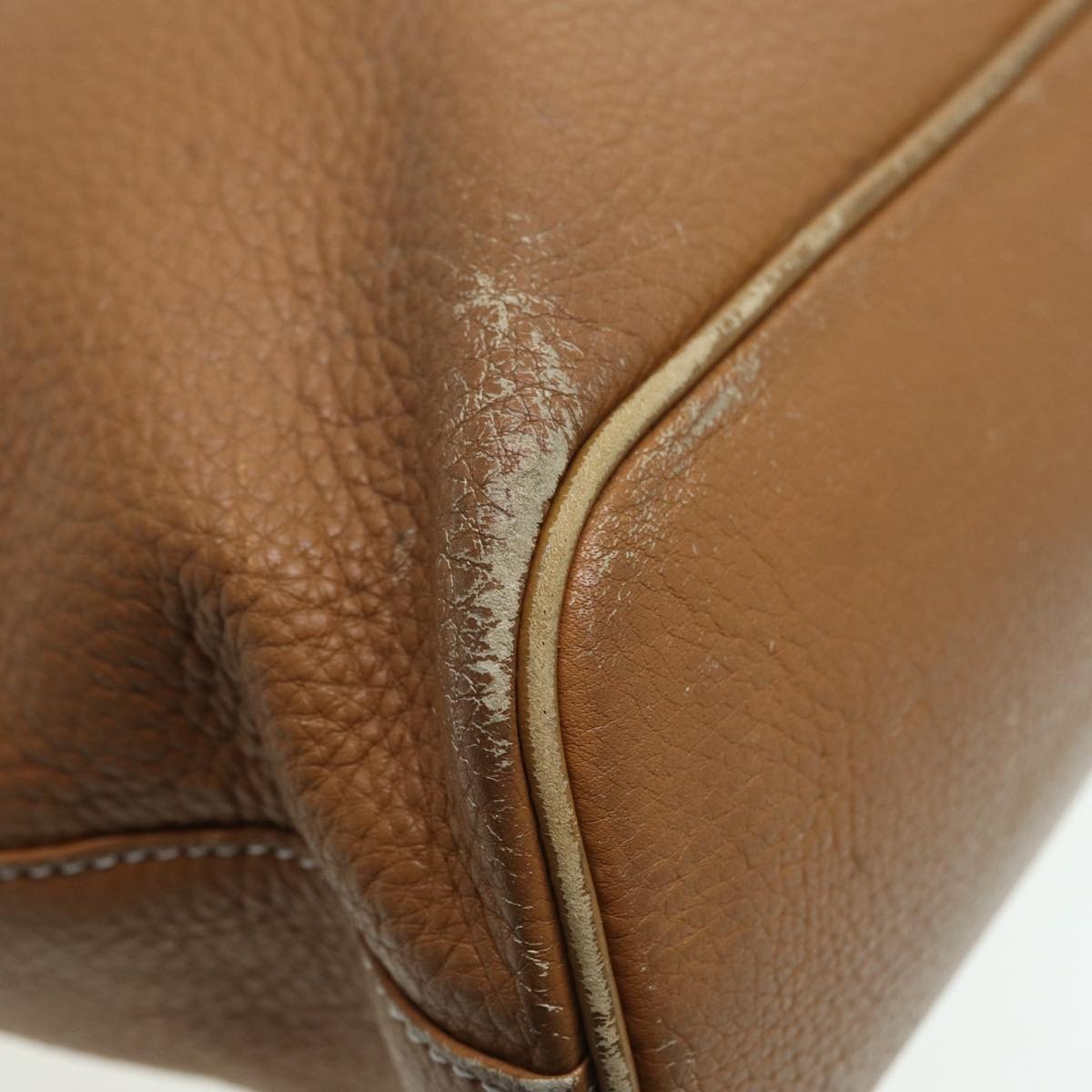 Burberry Hand Bag Leather Brown Silver - 14