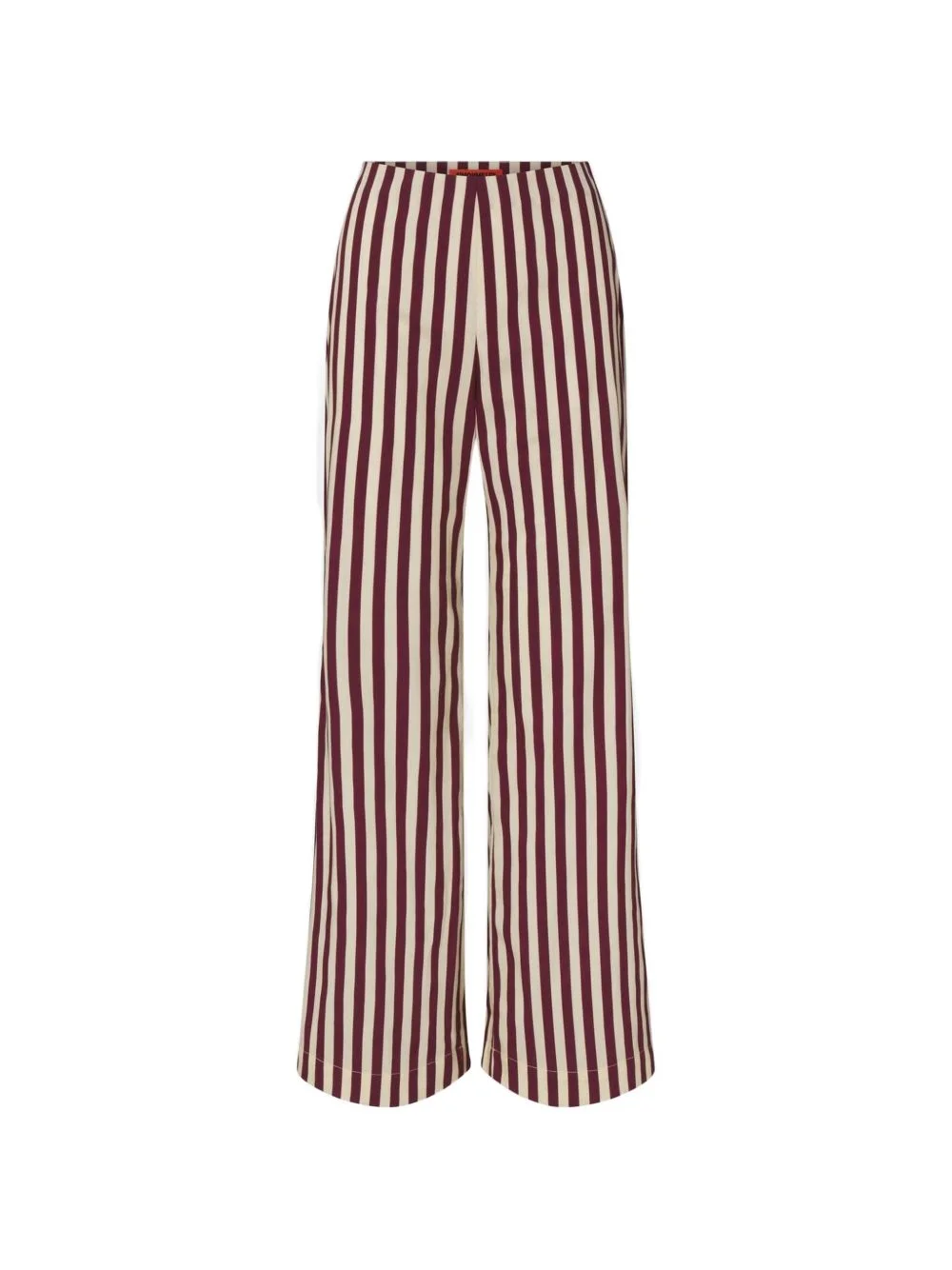 Pia striped poplin trousers - 1