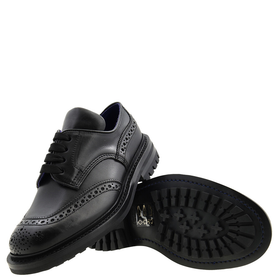 Burberry x Tricker’s Devon Almond Toe Comfort Derby Shoes - 2