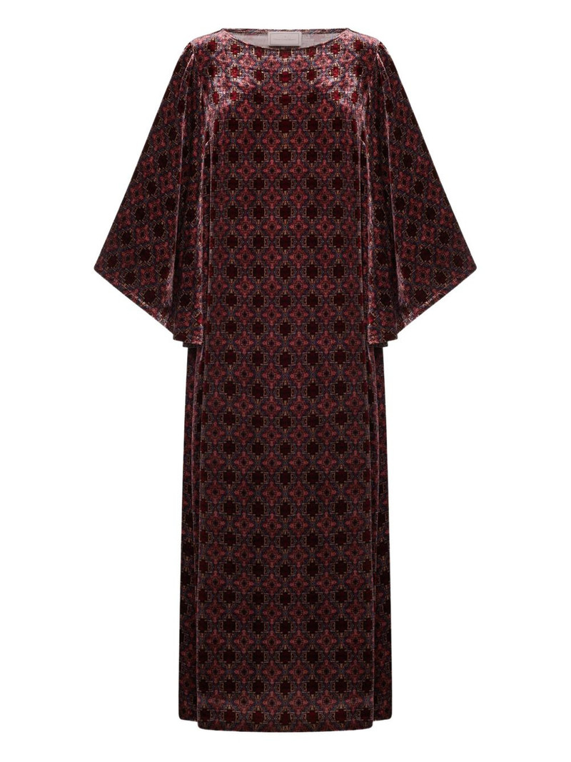 geometric-pattern maxi dress 1