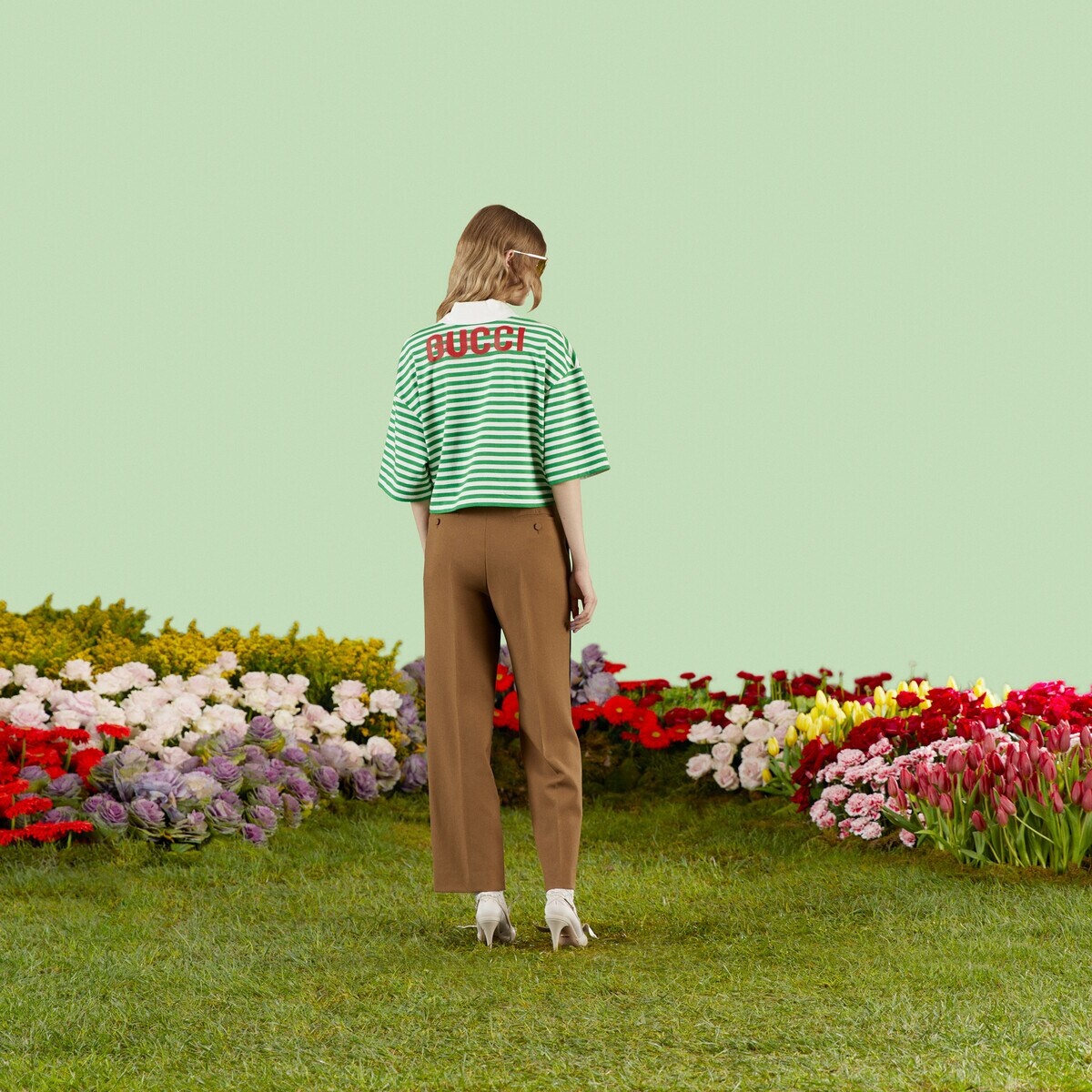 Wool pant with label - 3