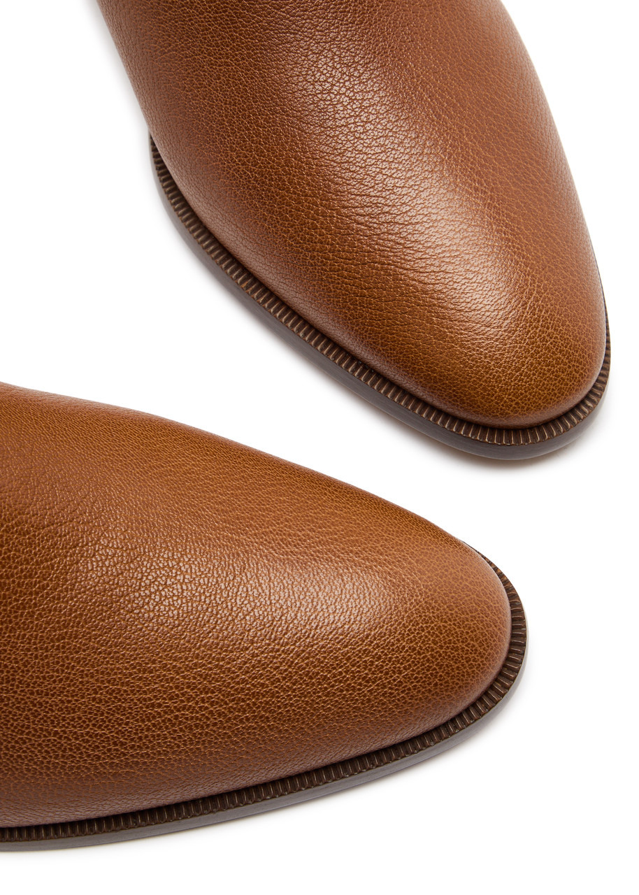 Valentino Garavani 50 Grained Leather Ankle Boots - 3