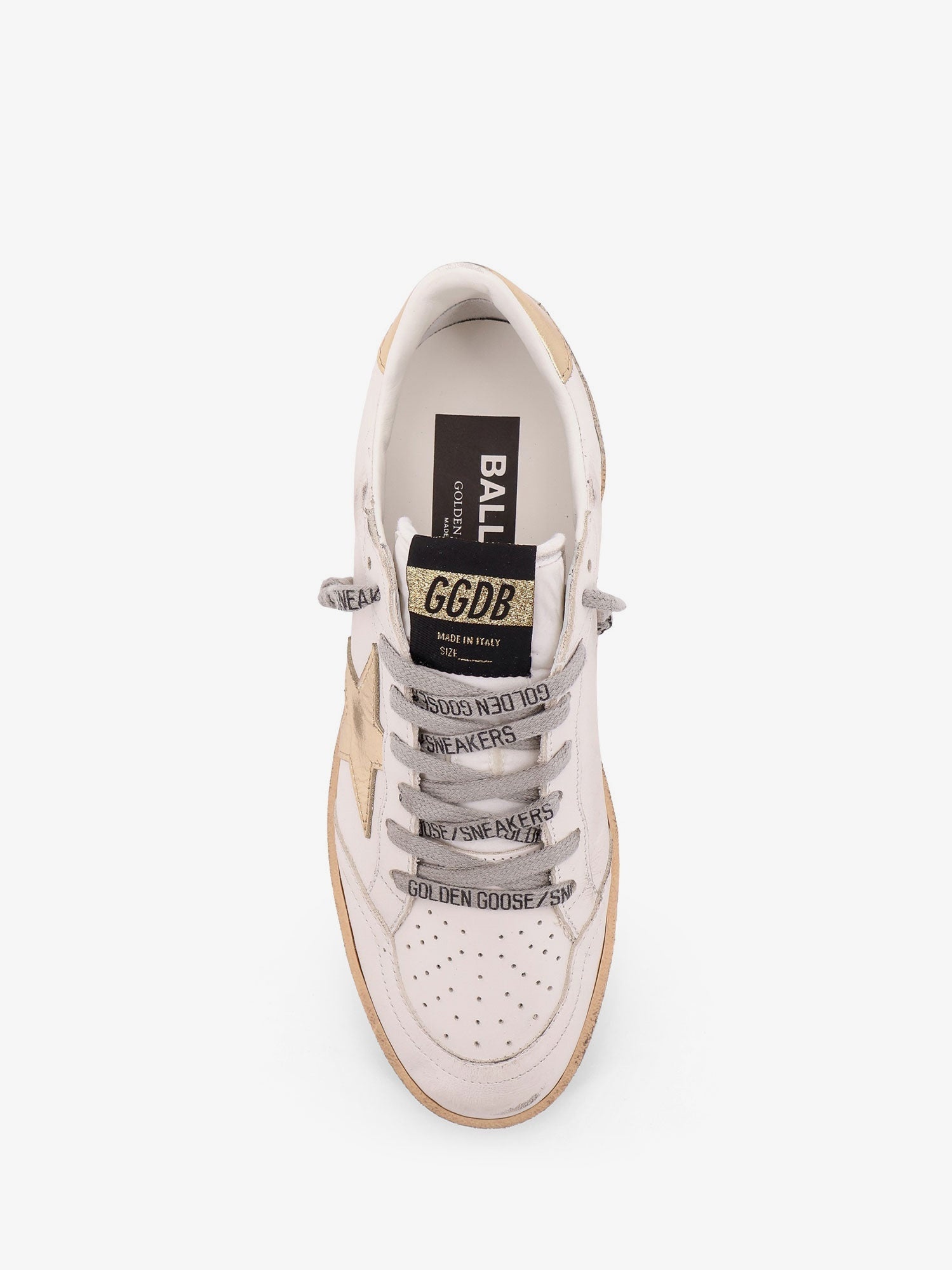 Golden Goose Deluxe Brand Women Ball Star Low-Top Leather Sneakers With Used Effect - 5