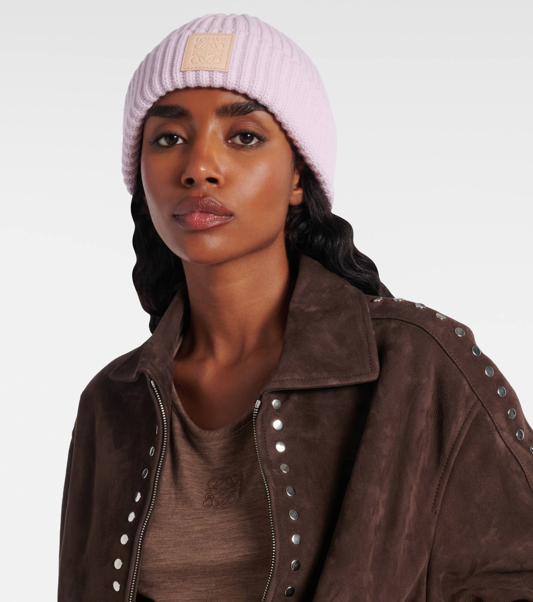 Logo cashmere beanie - 2