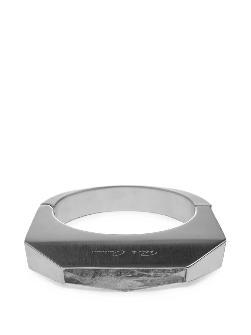 crystal-embellished pyramid bracelets - 1