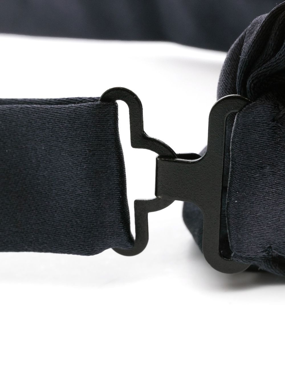 satin-finish detail bow tie - 3