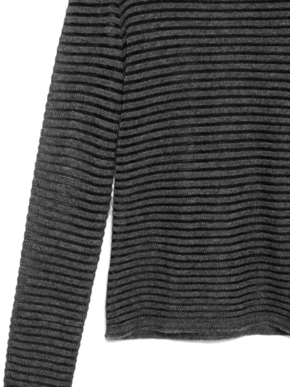 ribbed turtleneck sweater - 3