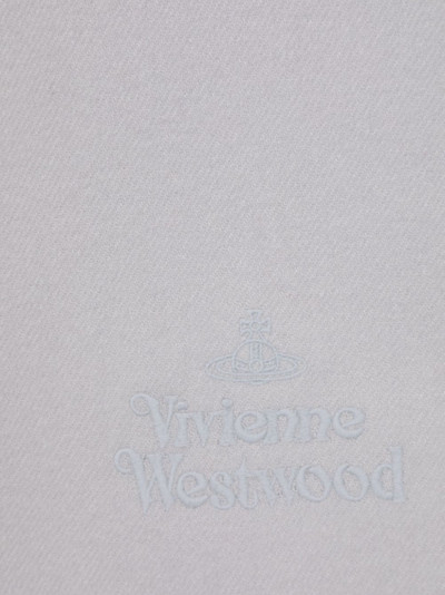 Vivienne Westwood Orb logo-embroidery wool scarf outlook
