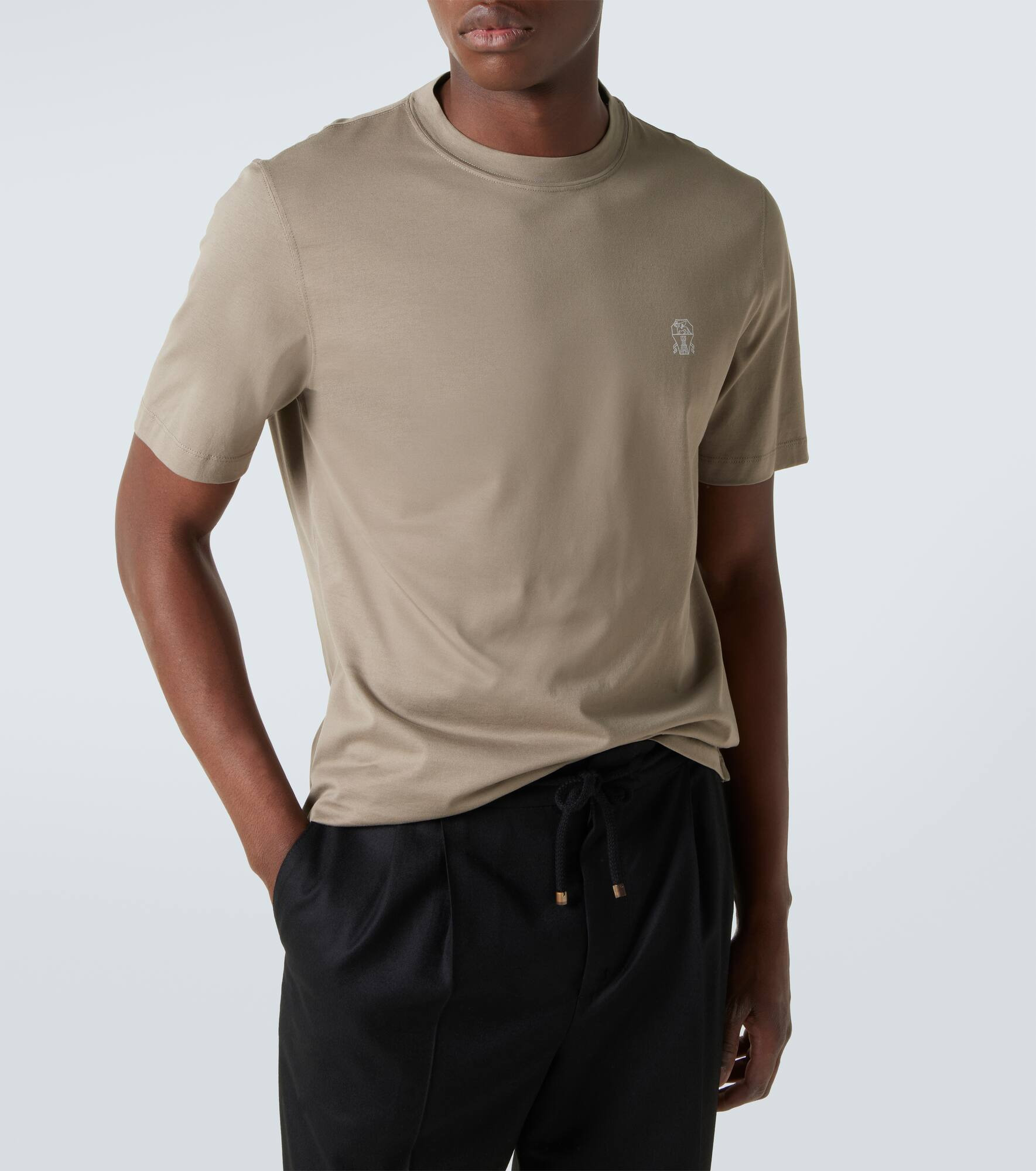 Logo cotton jersey T-shirt - 5