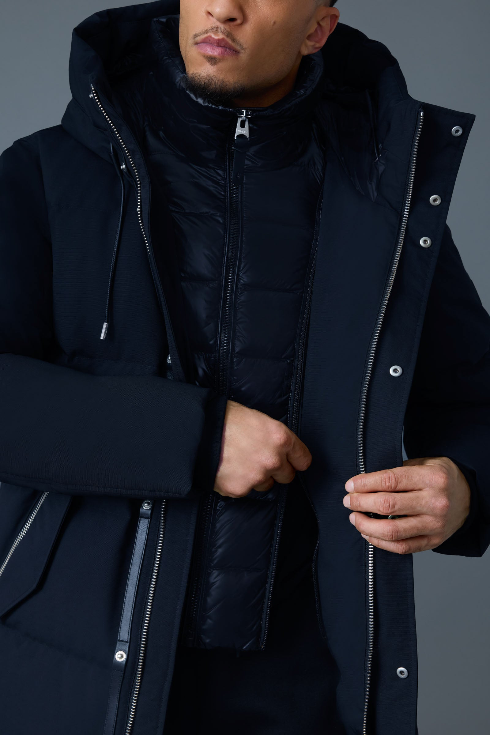 GRAYDON 2-in-1 lustrous light down jacket - 6