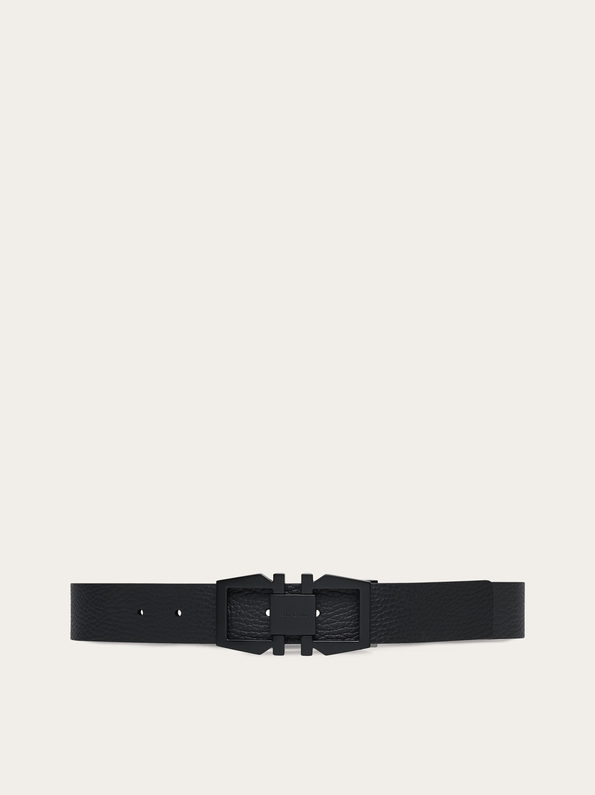 Reversible and adjustable Gancini belt - 1