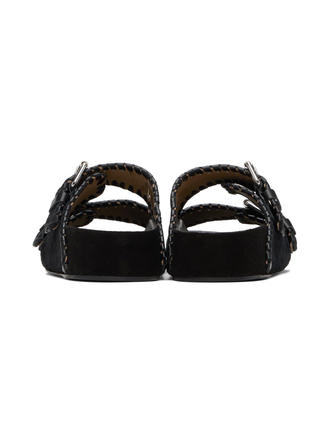 Black Lennyo Flat Sandals - 2
