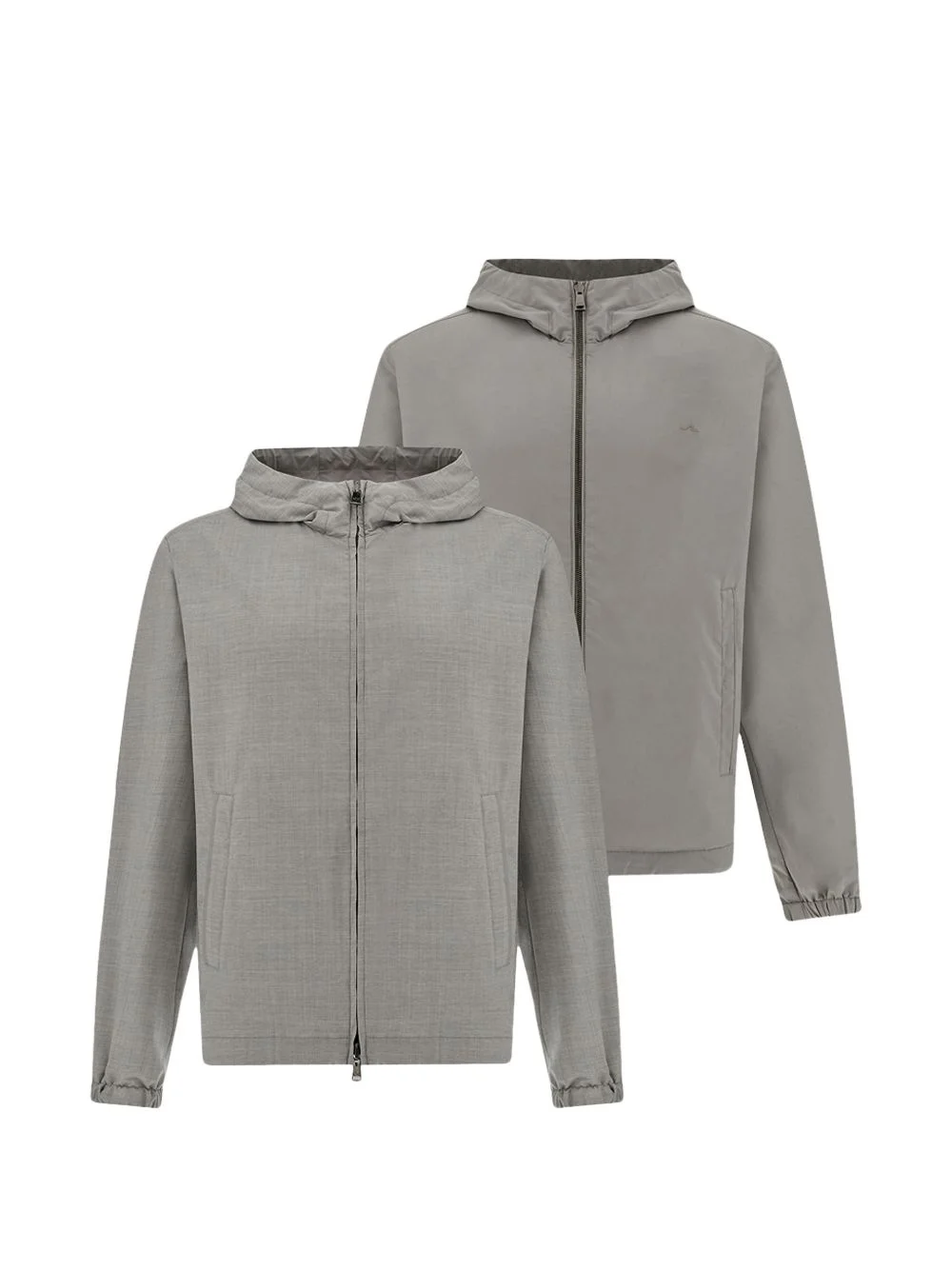 reversible hooded jacket - 1