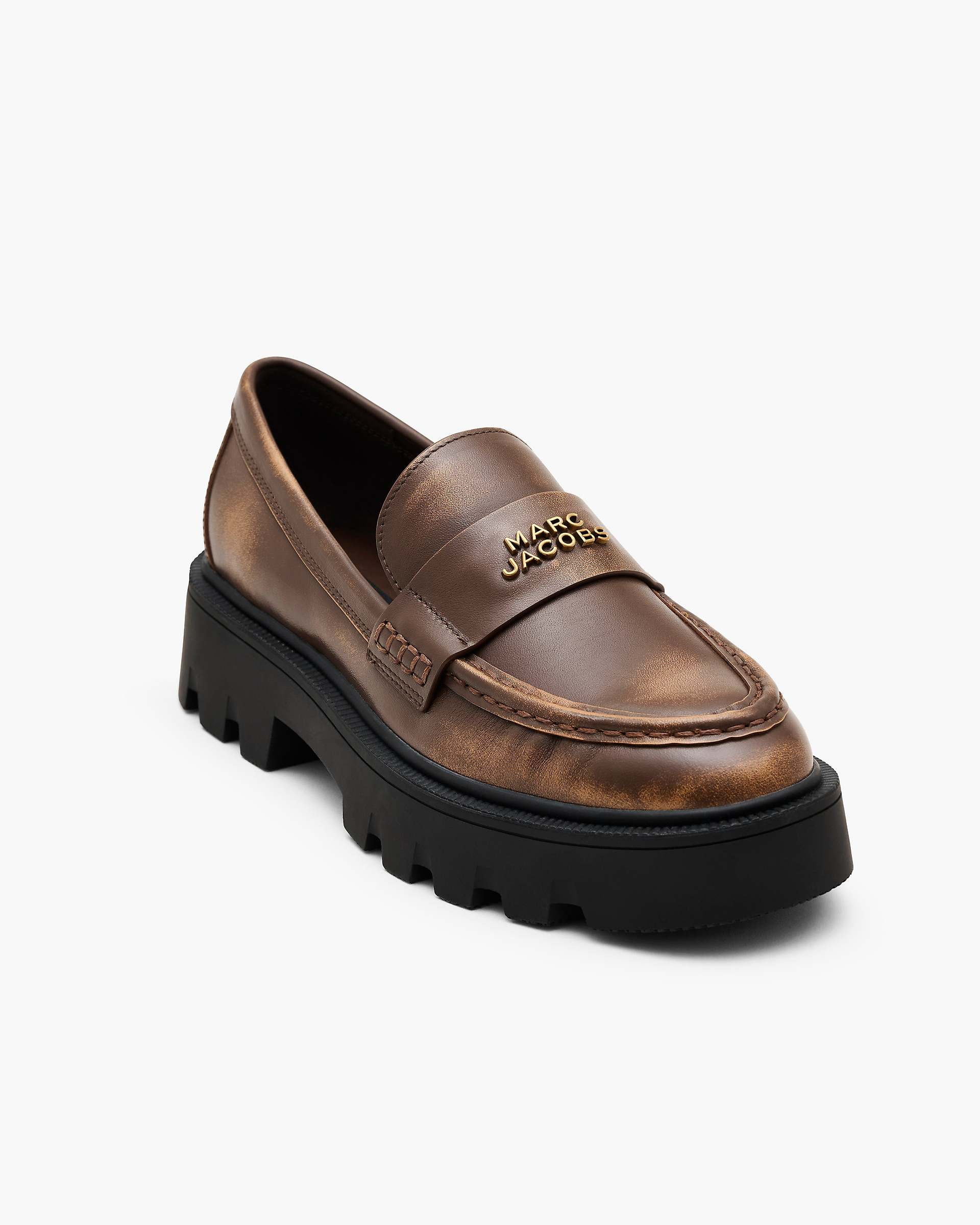 THE DISTRESSED LEATHER FRANKIE LOAFER - 4