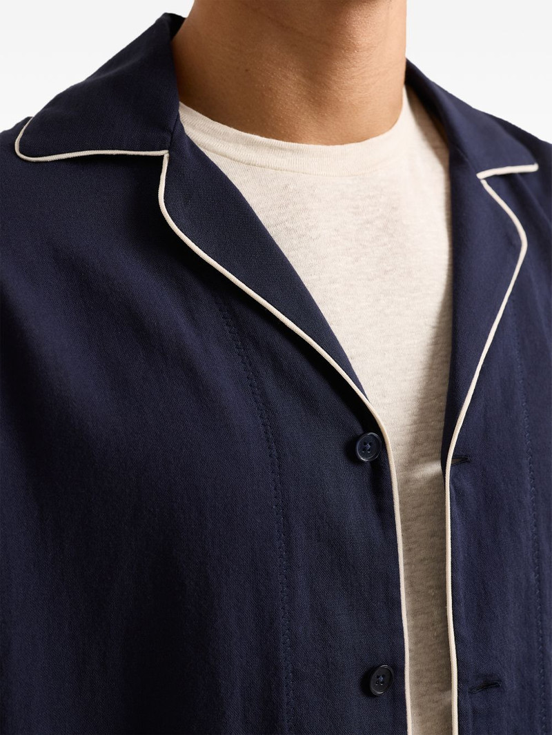 Murray piped-trim overshirt 4