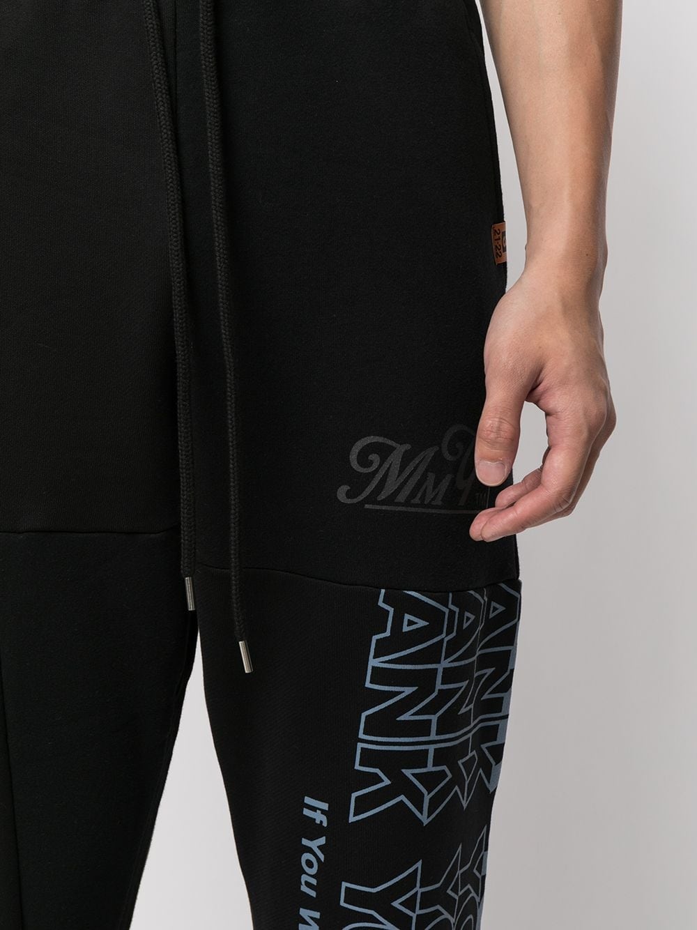 slogan-print track pants - 5