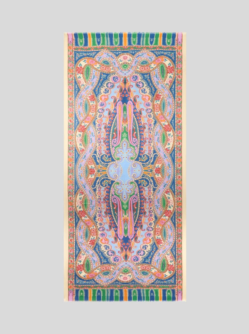 Etro PAISLEY WOOL AND SILK SCARF outlook