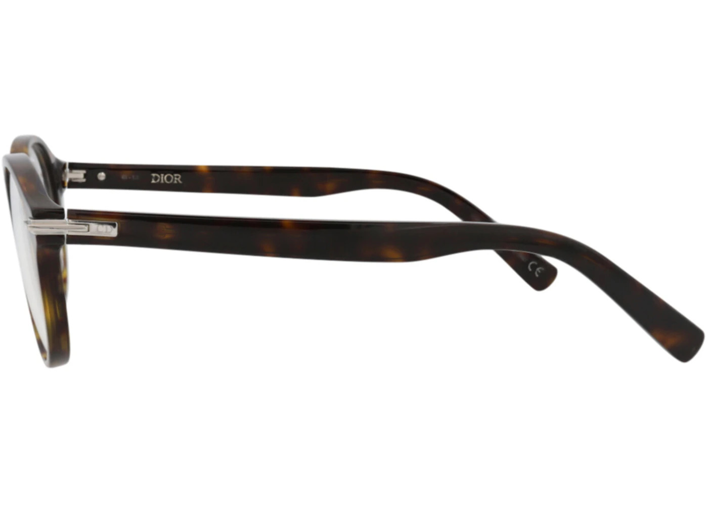 Dior Round-Frame Acetate Optical Frames Havana Havana Transparent (DM50009I-51-052) - 3