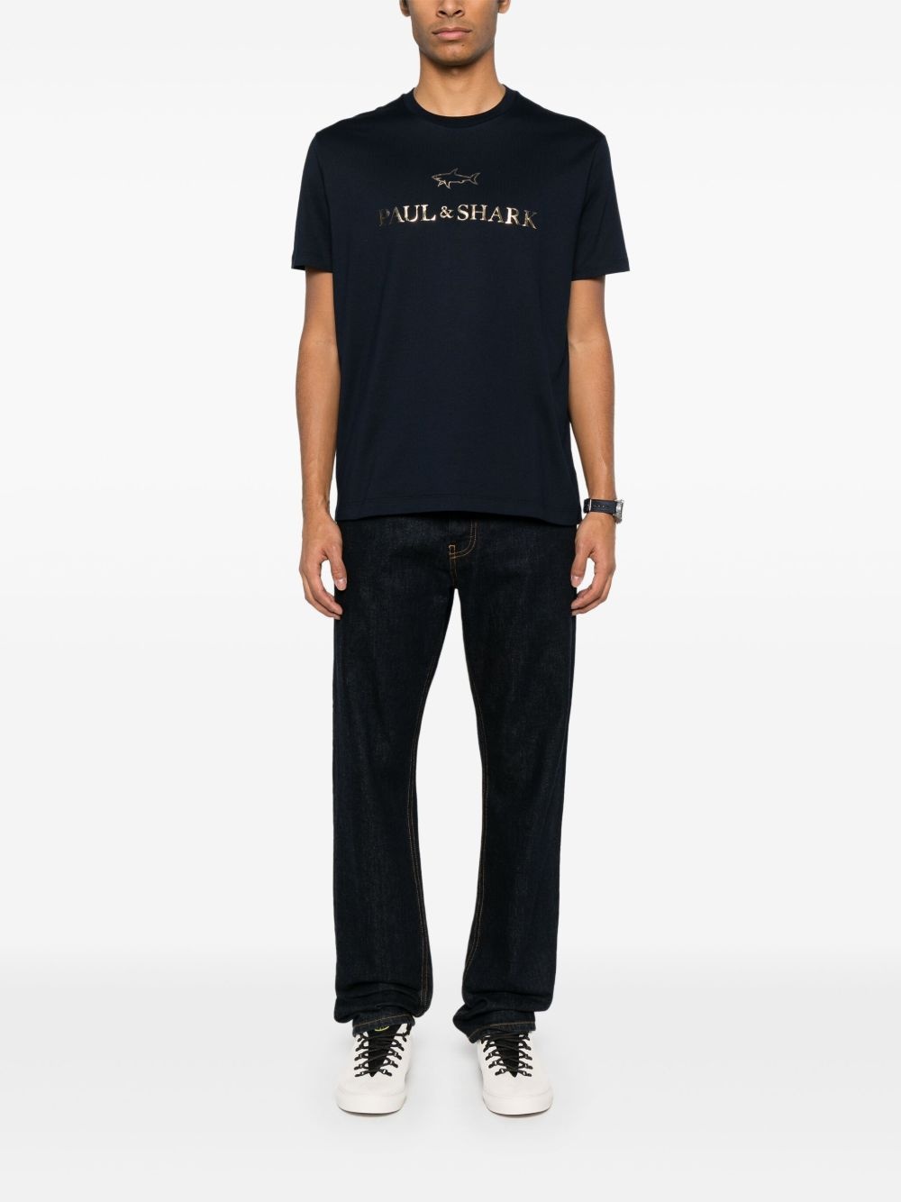 logo-print T-shirt - 2