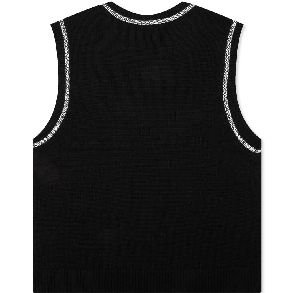 KNITTED 24 BASKETBALL JERSEY - BLACK - 2