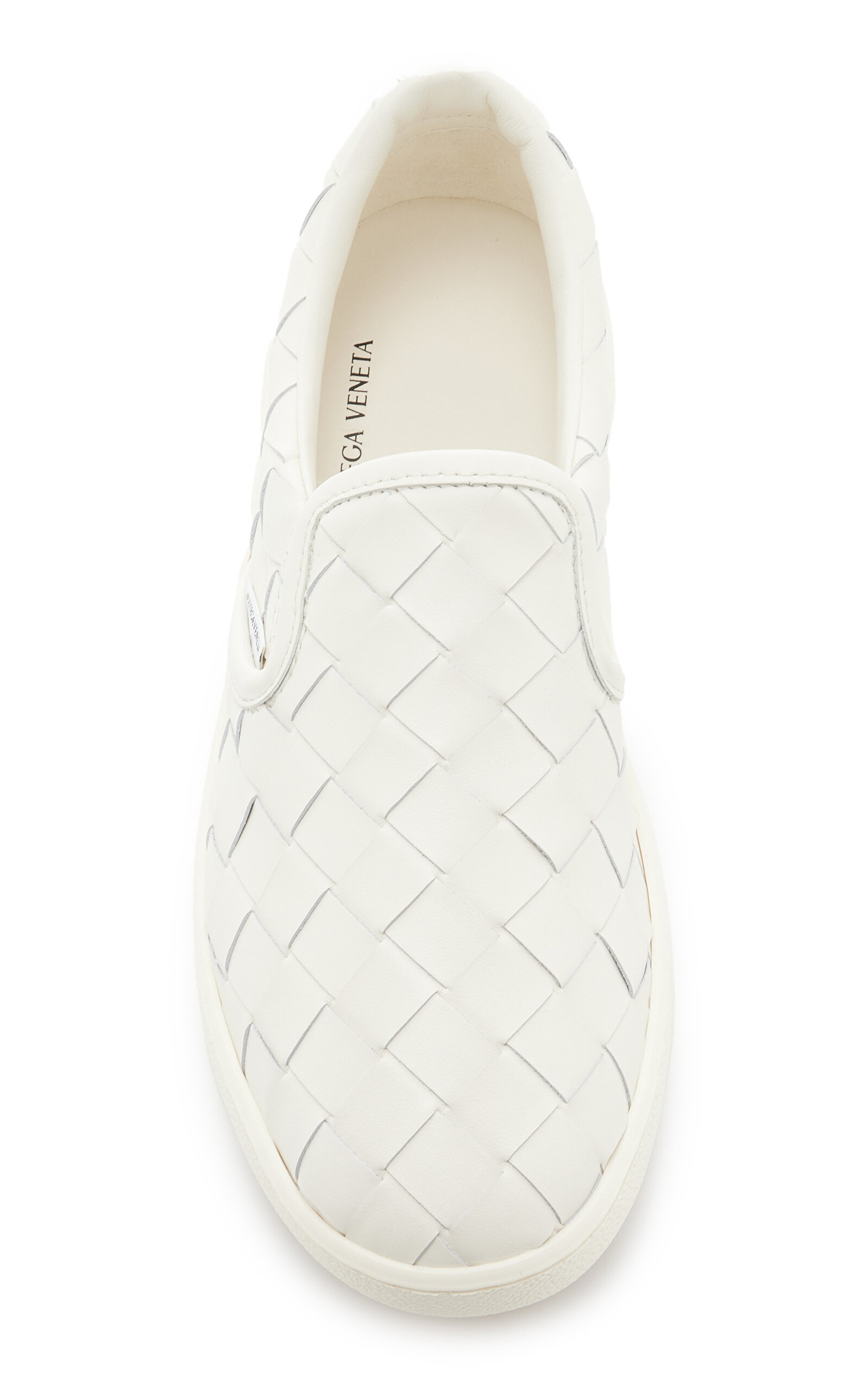 Sawyer Intrecciato Leather Sneakers white - 3