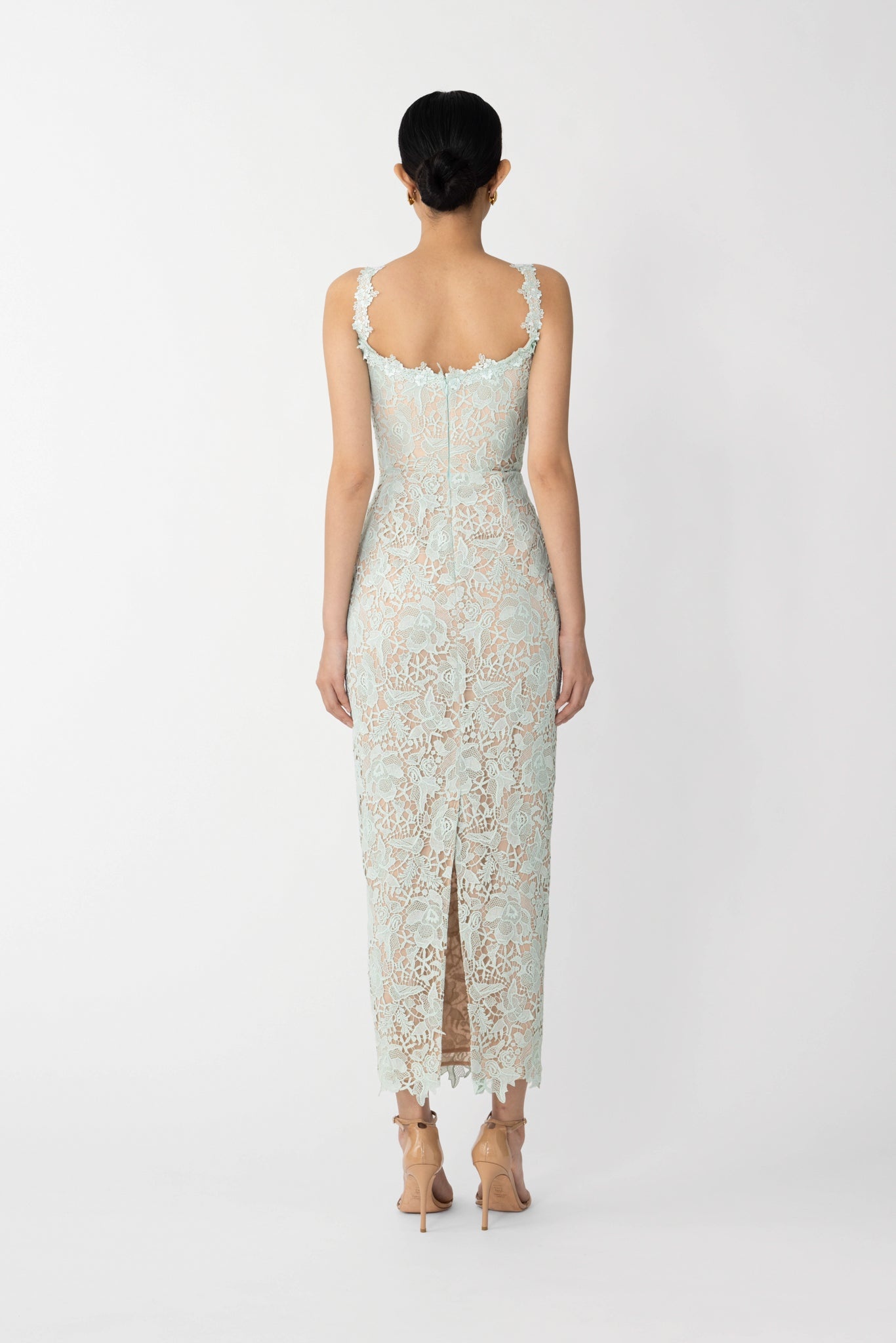 CORALINE LACE MIDI DRESS - 4