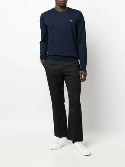 Etro virgin wool embroidered jumper outlook