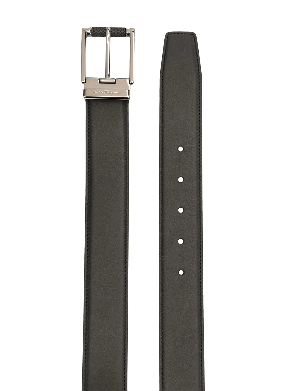 reversible leather belt - 2