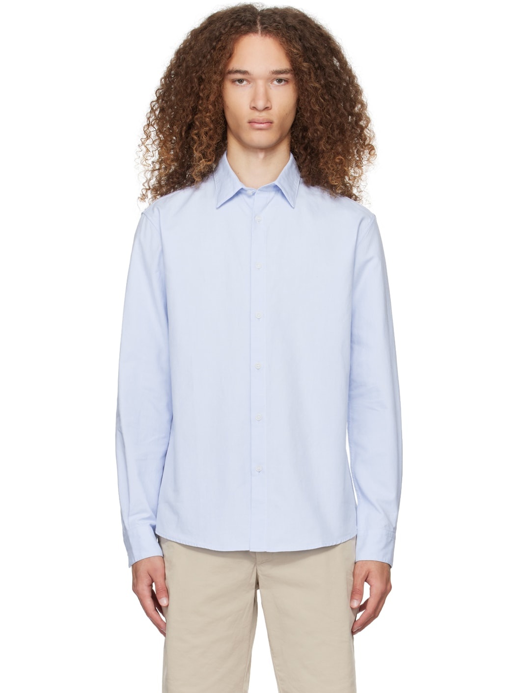 Blue Buttoned Shirt - 1