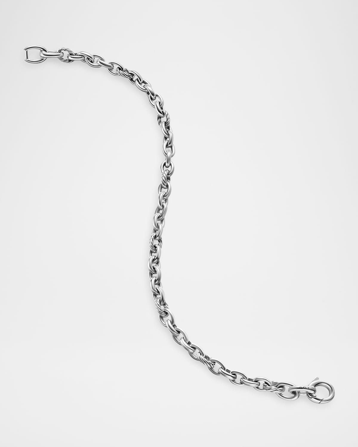 DY Mercer Petite Chain Bracelet in Silver, 4.5mm - 5