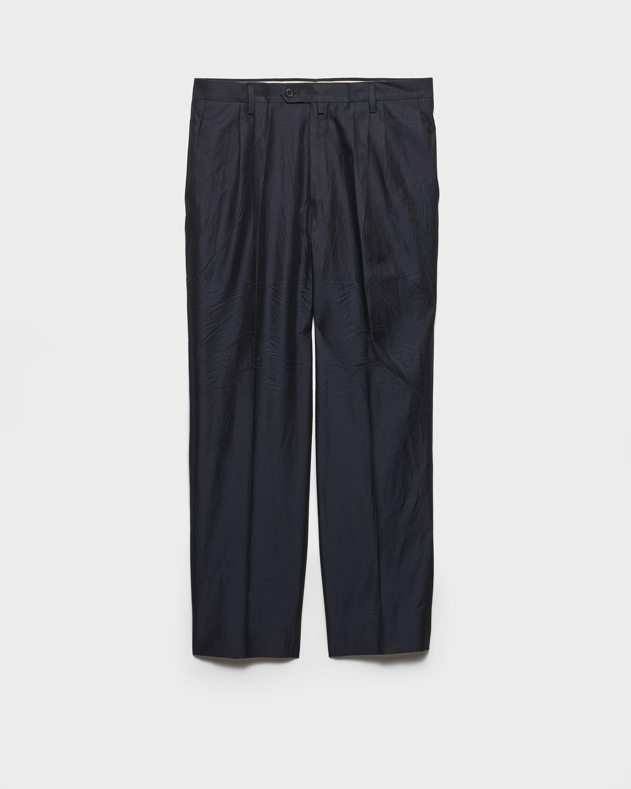 Cotton and silk pants - 1