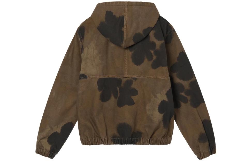 Stussy Floral Dye Work Jacket 'Brown' 115642 - 2