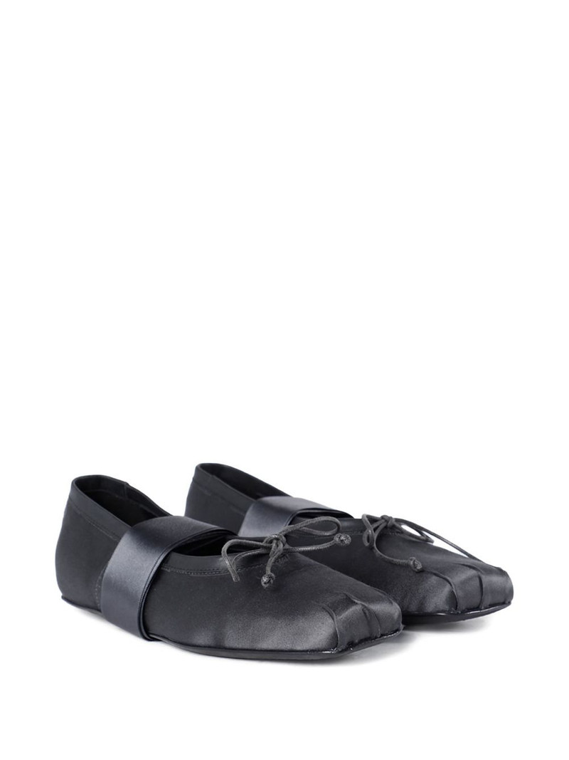 Ann Demeulemeester satin ribbon ballet flats outlook
