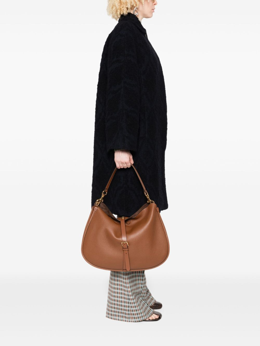 medium leather shoulder bag - 2