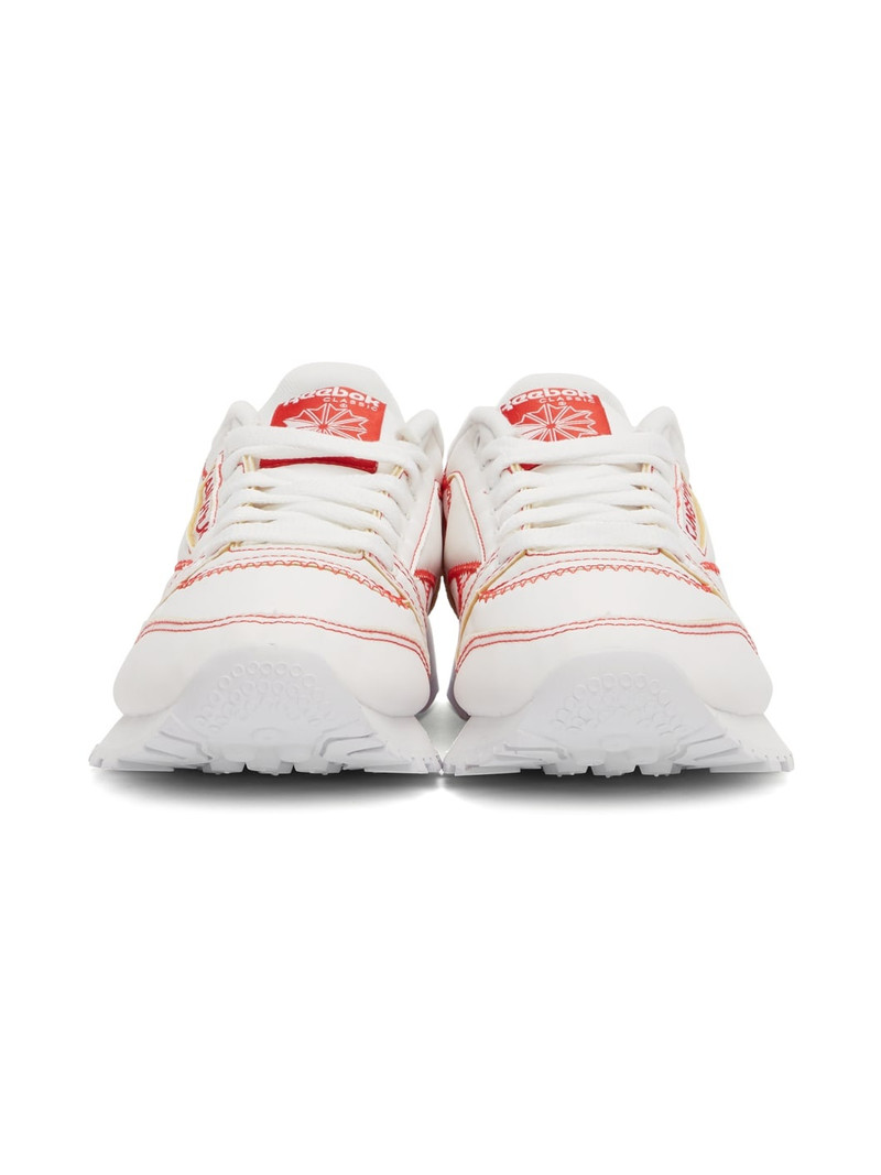 White Reebok Classic Edition Sneakers 2